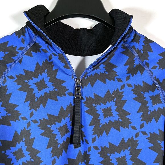 Bogner First Base Layer Size XS Snowflake Long Sleeve Black Blue‎ Ski Snowboard - Picture 7 of 13